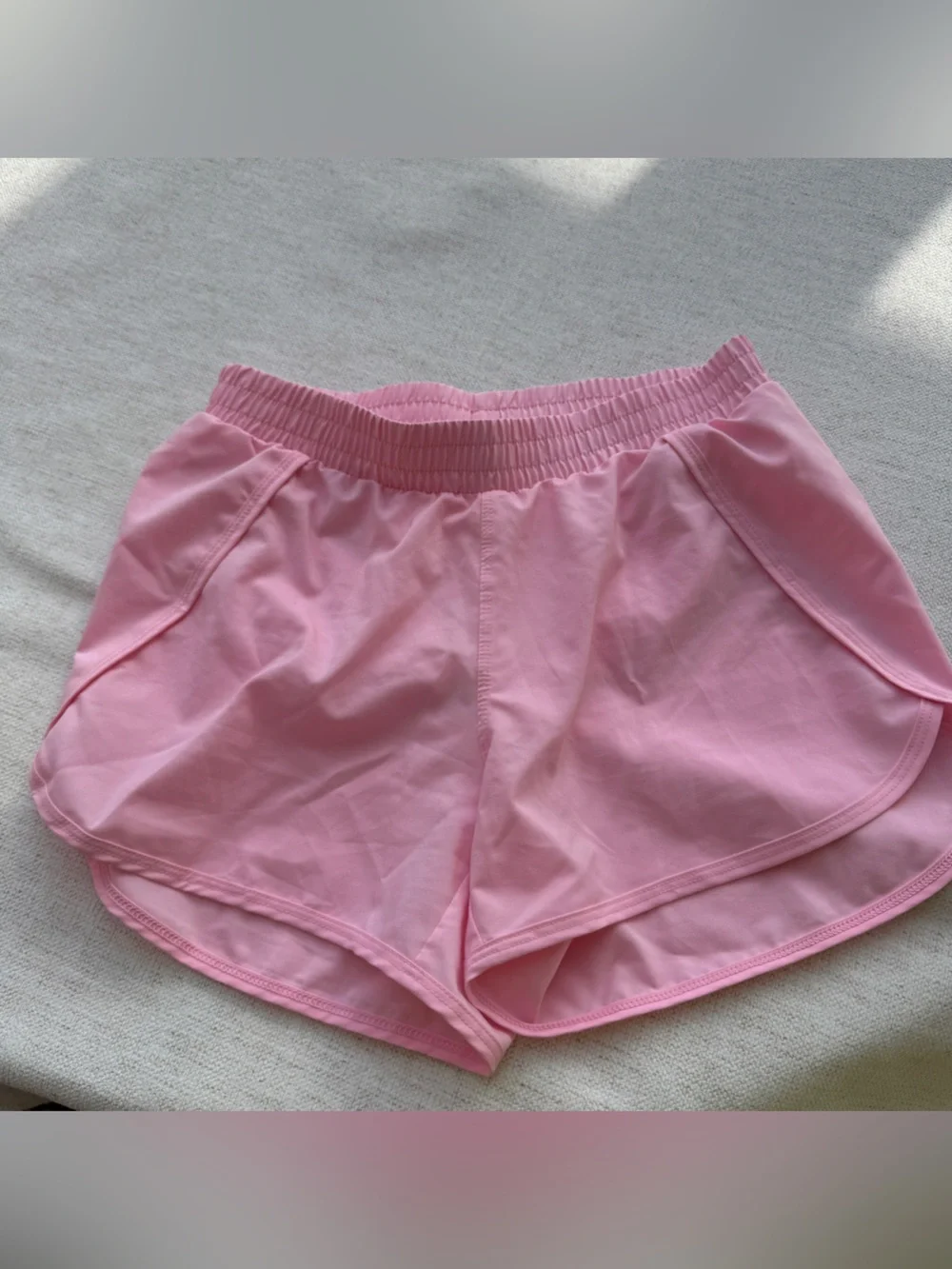 All in Motion girl's Pink Athletic Shorts - Lightweight Comfort size L(10-11)